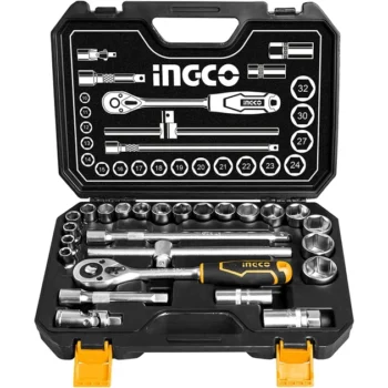INGCO 25 Pcs 1/2" socket set