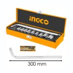 INGCO 10 Pcs 1/2" socket set