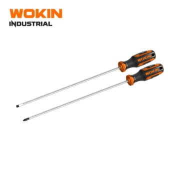 WOKIN 2PCS EXTRA-LONG SCREWDRIVER SET.