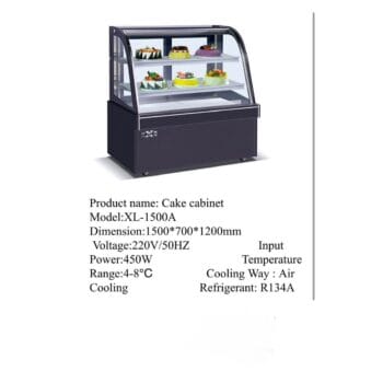 Commercial Cake Cabinet 1500A