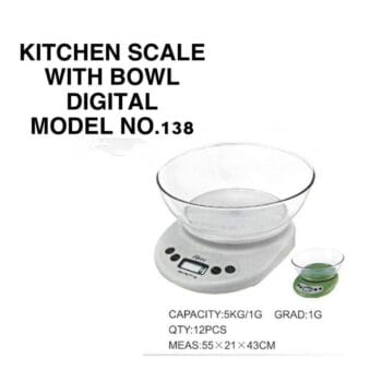 Digital Kitchen scale with bowl 5KG
