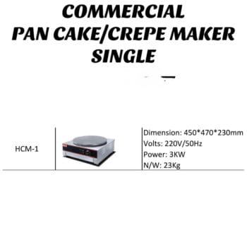 Commercial pan cake maker single
