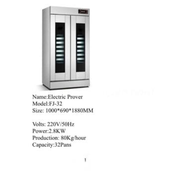 QUALITY ELECTRIC POVER 80KG/HR 32 PANS