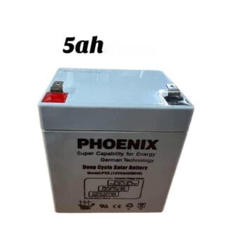 PHEONIX SOLAR  GEL DEEP CYCLE BATTERY 5AH