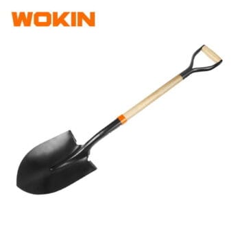 WOKIN STEEL SHOVEL WITH HANDLE,215*290*1020