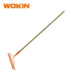 WOKIN 578016 RIGID METAL GARDEN RAKE, 16T