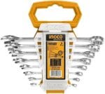 INGCO 8pcs combination spanner set :6-19mm
