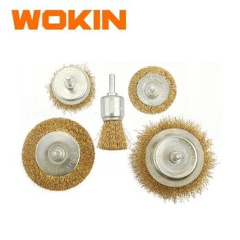 WOKIN 771605 5PCS WIRE BRUSHES SET