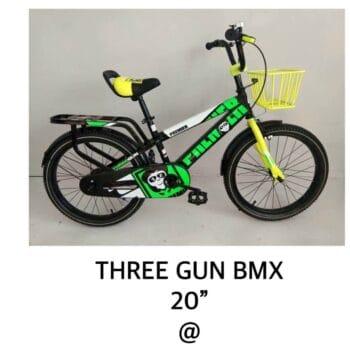 THREE GUN BMX SIZE 20' KIDS BIKE