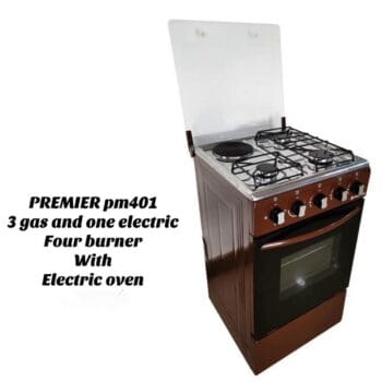 PREMIER 4 BURNER  3GAS 1 ELECTRIC COOKER