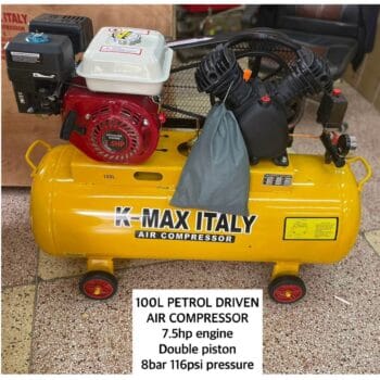 K-max 100L petrol driven air  Compressor