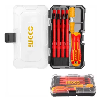 INGCO 10 Pcs interchangeable Insulated screwdriver set