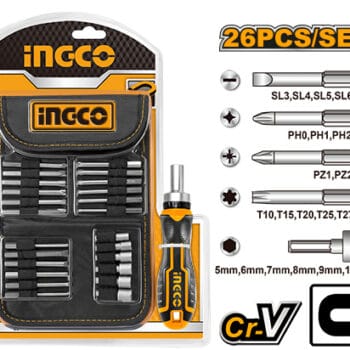 INGCO 26 Pcs screwdriver bit set
