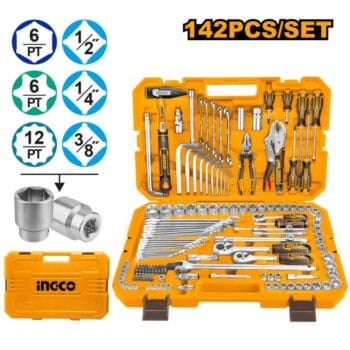 INGCO  142 Pcs combination tools set