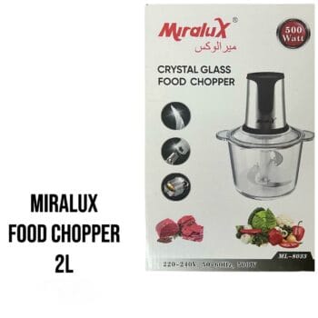 QUALITY MIRALUX FOOD CHOPPER 2L