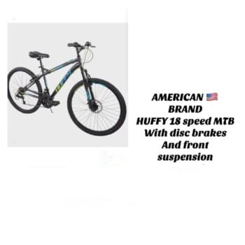 Huffy 18 Speed MTB with Disc Brakes Bike