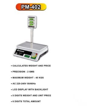 PREMIER PM-402 DIGITAL  SCALE 40KG