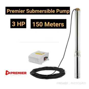 PREMIER SUBMERSIBLE PUMP 3HP 150M