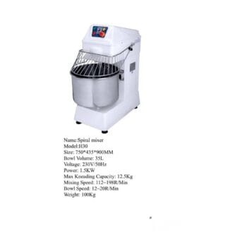 Heavy duty spiral mixer  12.5KG
