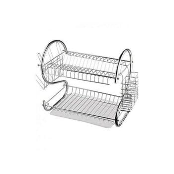 Nunix Stainless Steel 2 Tier Dish Rack