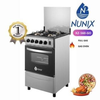 Nunix 50 * 55cm Cooker, 4 Gas Burners