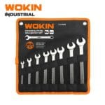 Wokin 150808 8 PCS COMBINATION SPANNERS SET.