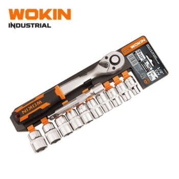 Wokin 12 PCS 1/2" RATCHET  WITH SOCKETS SET