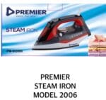Premier Steam Iron Model 2006