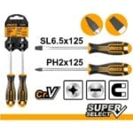 Ingco 2 Pcs Screwdriver Set - Image 2