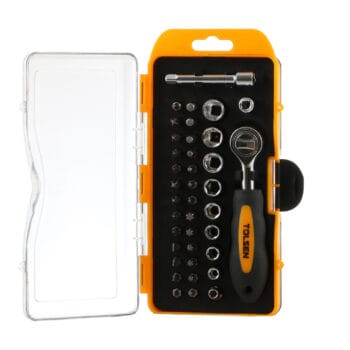 TOLSEN 38PCS BIT & SICKET SET