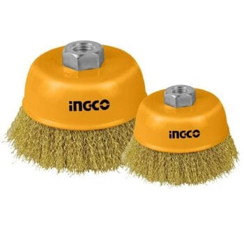 INGCO Wire cup brush Dia: 100mm, 4"