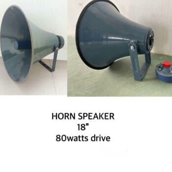 Horn Speaker  18" 80W Drive