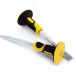 10inch guarded cold stone chisel with Rubber handle - Image 3