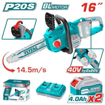 TOTAL Lithium-Ion chain saw 40V