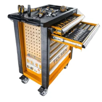 TOLSEN 6 DRAWER ROLLER CABINET