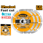 INGCO Dry diamond disc 230(9")X22.2mm - Image 2