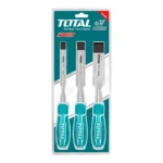 Total  THT41K0302 3 Pcs wood chisel set