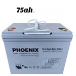Phoenix 75Ah Solar Battery Maintenance Free