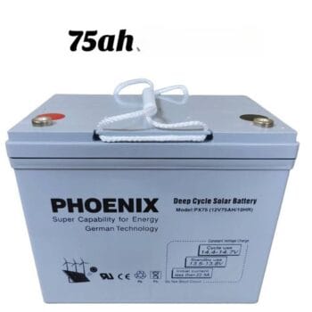 Phoenix 75Ah Solar Battery Maintenance Free