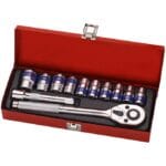 Mlg 12Pcs Ratchet Socket Spanner Set