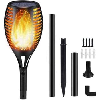 Solar Light Flicker Flames Outdoor