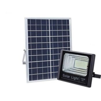 100W Solar Powered Street Flood Lights