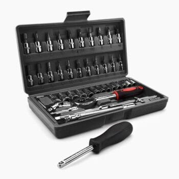 46 Pcs 1/4'' Drive Socket Wrench Set