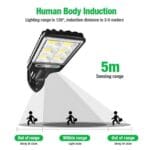 Solar Powered LED Wall Light  Motion Sensor - Image 3