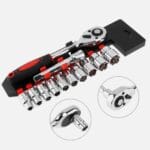 Mlg 11Pcs Ratchet Socket Spanner Set - Image 4