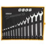 INGCO 12pcs double open end spanner set Size:6-32mm