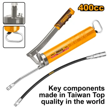 INGCO Grease gun Capacity：400CC / 14Oz