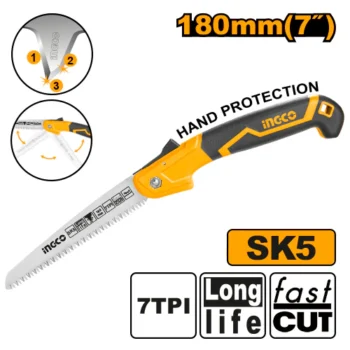 INGCO  Folding saw Size:7"/180mm