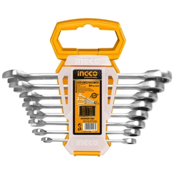 INGCO 8 Pcs ratchet spanner set