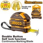 INGCO Steel measuring tape :5mx19mm - Image 2